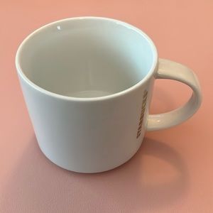 Starbucks mug white and red